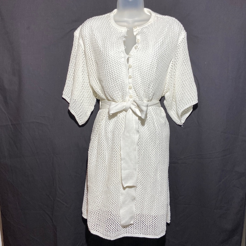 SABO Knit Dress with lining. Cream. Size Med NEW!